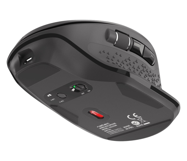 Natec FALCON BEZPRZEWODOWA 3200DPI BLUETOOTH 5.0 + 2.4GHZ CZARNA - 1470214 - zdjęcie 3